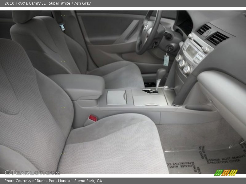 Super White / Ash Gray 2010 Toyota Camry LE