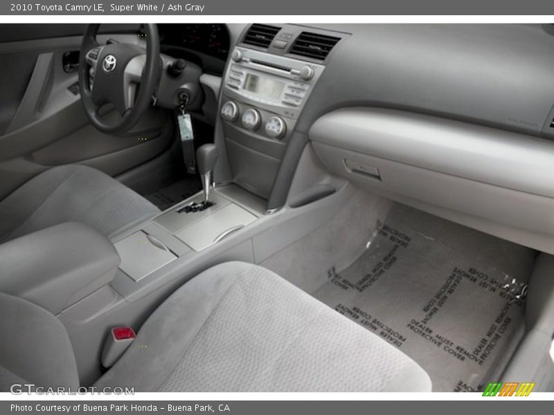 Super White / Ash Gray 2010 Toyota Camry LE