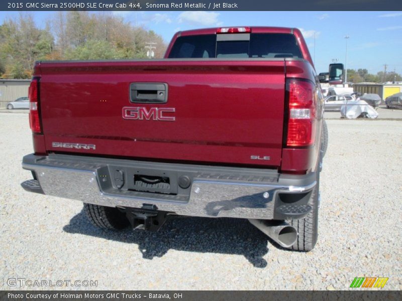 Sonoma Red Metallic / Jet Black 2015 GMC Sierra 2500HD SLE Crew Cab 4x4