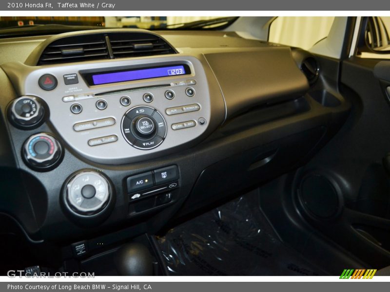 Taffeta White / Gray 2010 Honda Fit