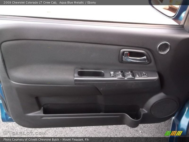 Aqua Blue Metallic / Ebony 2009 Chevrolet Colorado LT Crew Cab