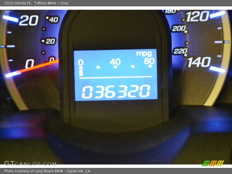 Taffeta White / Gray 2010 Honda Fit