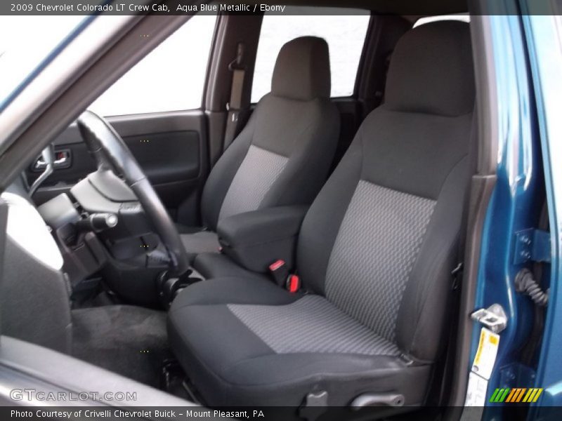 Aqua Blue Metallic / Ebony 2009 Chevrolet Colorado LT Crew Cab