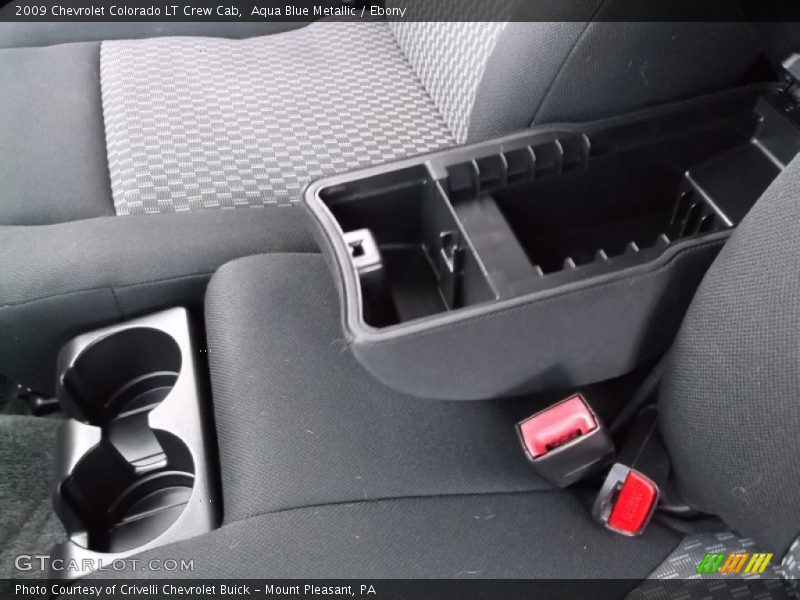 Aqua Blue Metallic / Ebony 2009 Chevrolet Colorado LT Crew Cab