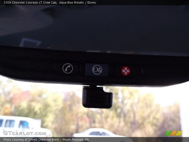 Aqua Blue Metallic / Ebony 2009 Chevrolet Colorado LT Crew Cab