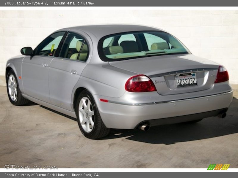 Platinum Metallic / Barley 2005 Jaguar S-Type 4.2
