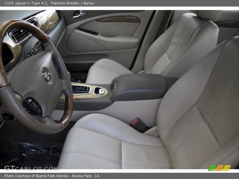 Platinum Metallic / Barley 2005 Jaguar S-Type 4.2