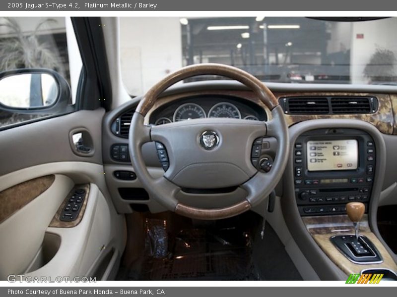 Platinum Metallic / Barley 2005 Jaguar S-Type 4.2