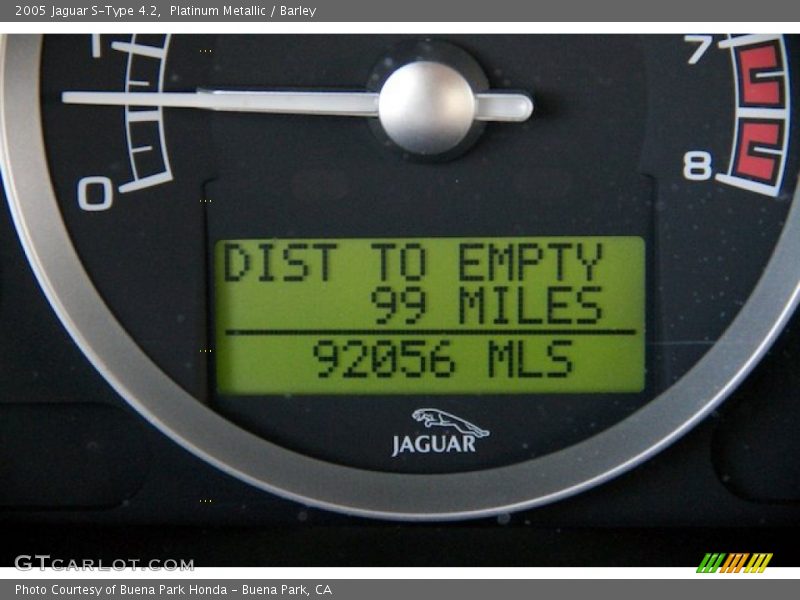 Platinum Metallic / Barley 2005 Jaguar S-Type 4.2