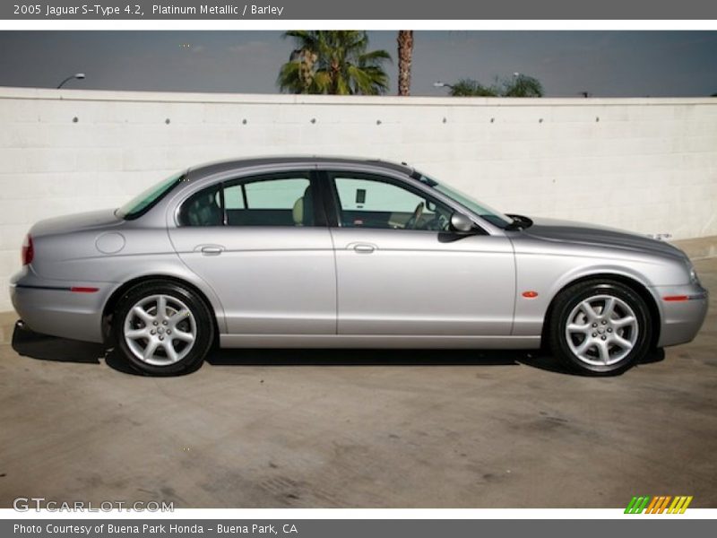 Platinum Metallic / Barley 2005 Jaguar S-Type 4.2