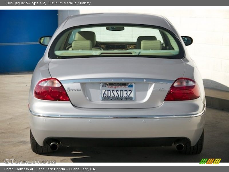 Platinum Metallic / Barley 2005 Jaguar S-Type 4.2