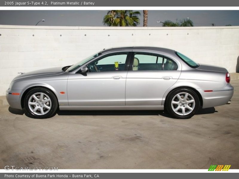 Platinum Metallic / Barley 2005 Jaguar S-Type 4.2