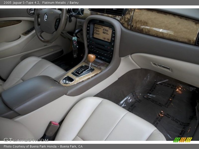 Platinum Metallic / Barley 2005 Jaguar S-Type 4.2