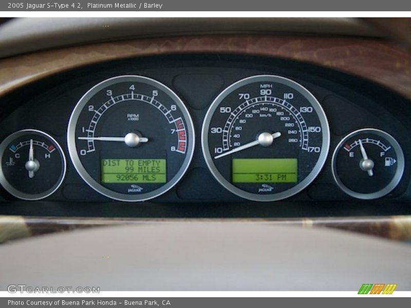 Platinum Metallic / Barley 2005 Jaguar S-Type 4.2