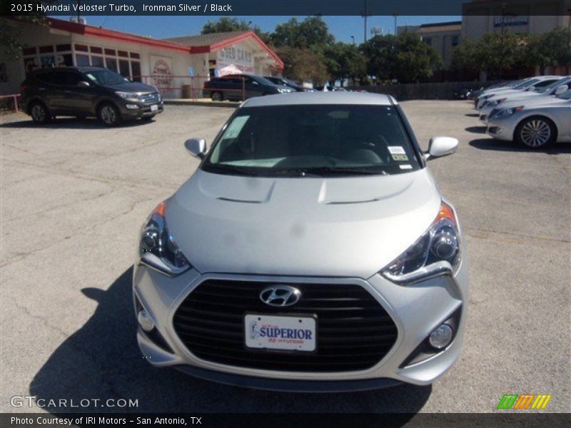 Ironman Silver / Black 2015 Hyundai Veloster Turbo