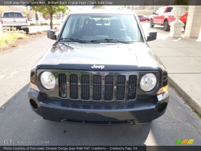 Brilliant Black Crystal Pearl / Dark Slate Gray 2008 Jeep Patriot Sport 4x4