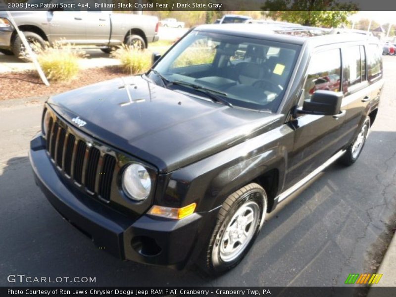 Brilliant Black Crystal Pearl / Dark Slate Gray 2008 Jeep Patriot Sport 4x4