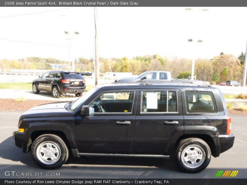 Brilliant Black Crystal Pearl / Dark Slate Gray 2008 Jeep Patriot Sport 4x4