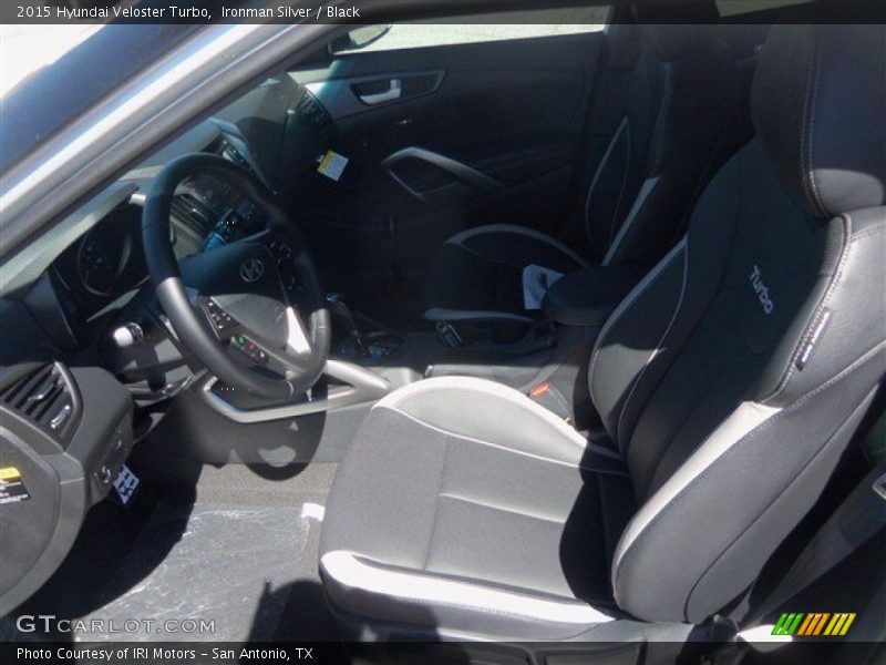 Ironman Silver / Black 2015 Hyundai Veloster Turbo
