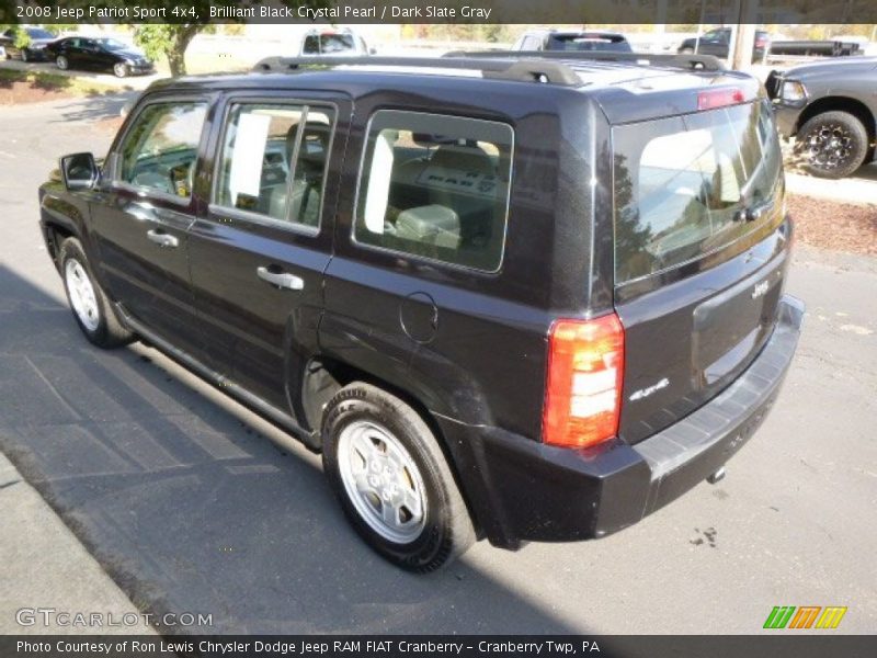 Brilliant Black Crystal Pearl / Dark Slate Gray 2008 Jeep Patriot Sport 4x4