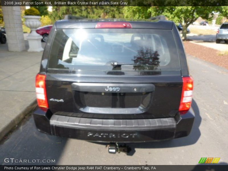 Brilliant Black Crystal Pearl / Dark Slate Gray 2008 Jeep Patriot Sport 4x4