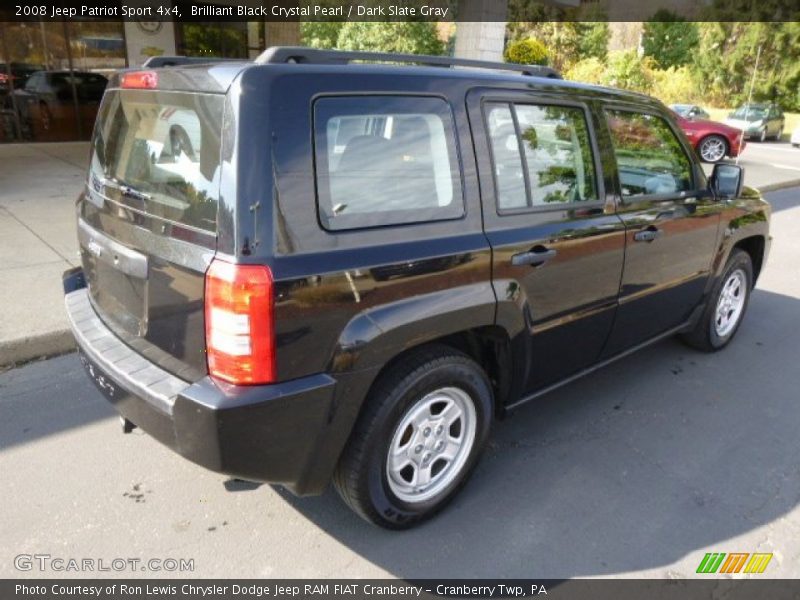 Brilliant Black Crystal Pearl / Dark Slate Gray 2008 Jeep Patriot Sport 4x4