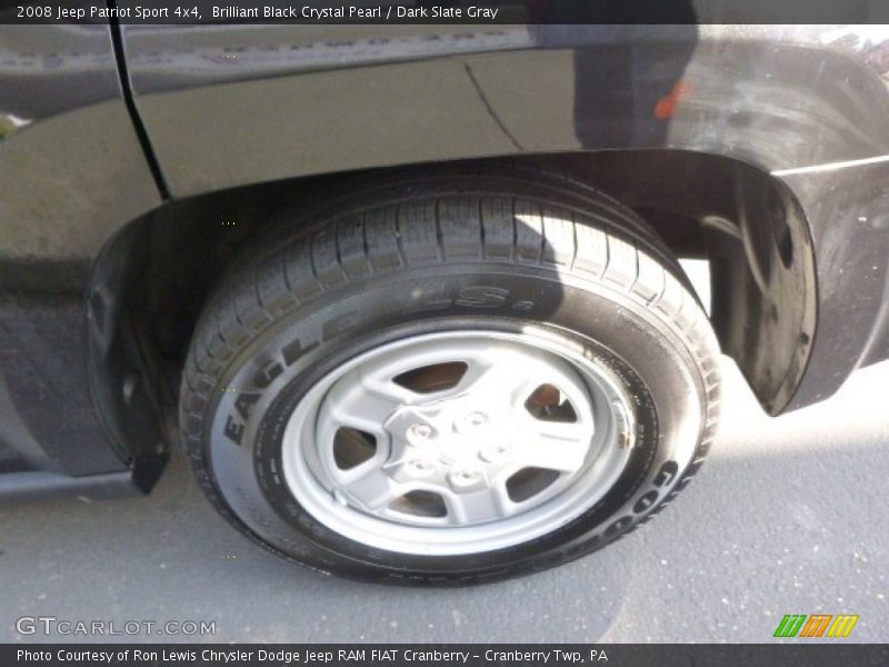 Brilliant Black Crystal Pearl / Dark Slate Gray 2008 Jeep Patriot Sport 4x4
