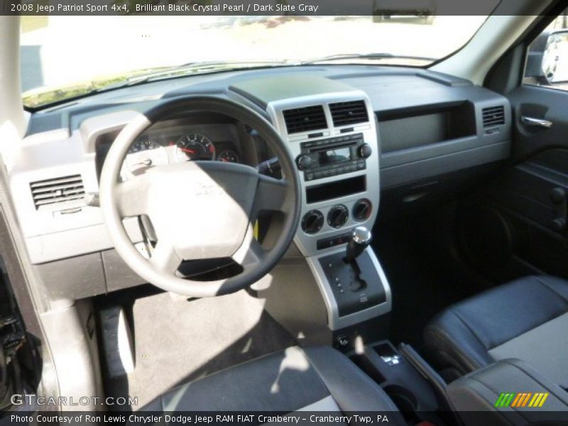 Brilliant Black Crystal Pearl / Dark Slate Gray 2008 Jeep Patriot Sport 4x4