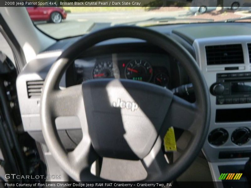 Brilliant Black Crystal Pearl / Dark Slate Gray 2008 Jeep Patriot Sport 4x4