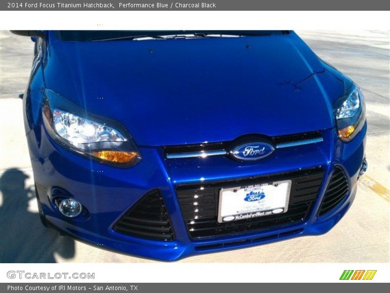 Performance Blue / Charcoal Black 2014 Ford Focus Titanium Hatchback