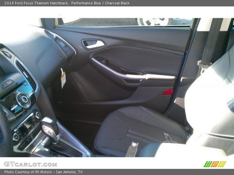 Performance Blue / Charcoal Black 2014 Ford Focus Titanium Hatchback