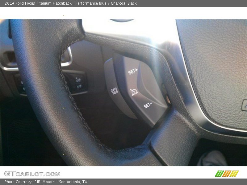Performance Blue / Charcoal Black 2014 Ford Focus Titanium Hatchback