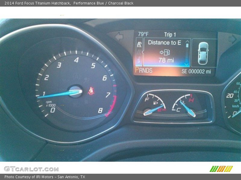 Performance Blue / Charcoal Black 2014 Ford Focus Titanium Hatchback