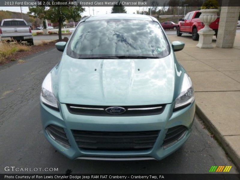 Frosted Glass Metallic / Charcoal Black 2013 Ford Escape SE 2.0L EcoBoost 4WD