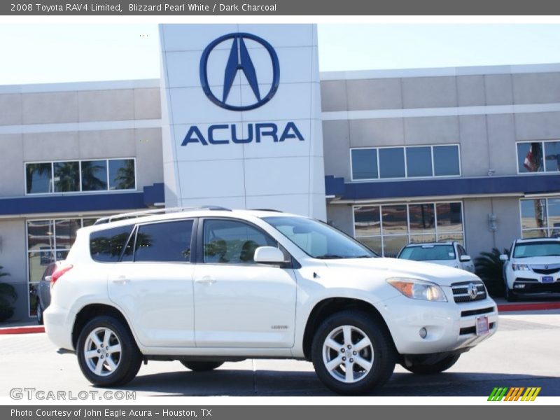 Blizzard Pearl White / Dark Charcoal 2008 Toyota RAV4 Limited