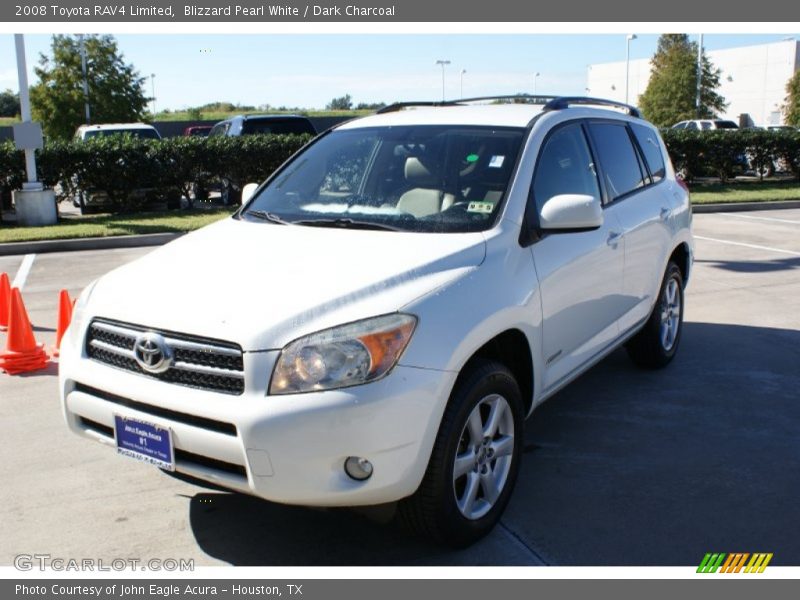 Blizzard Pearl White / Dark Charcoal 2008 Toyota RAV4 Limited