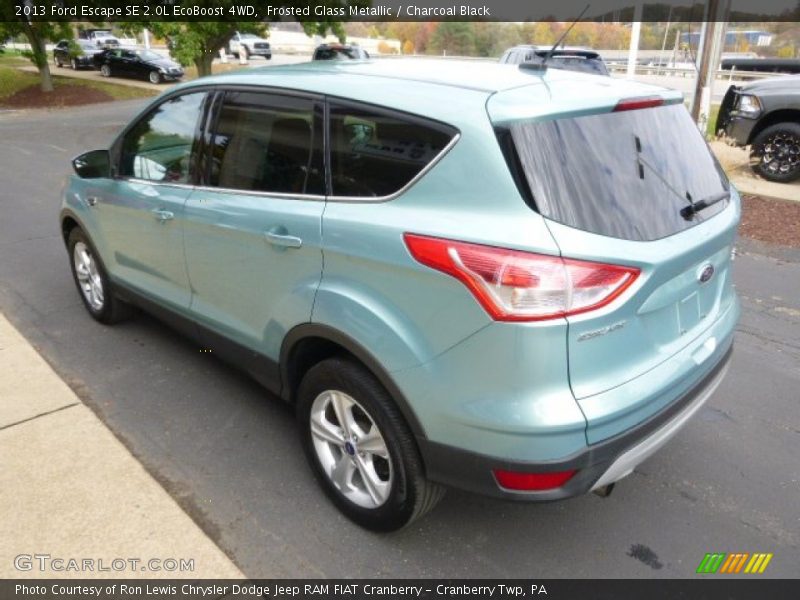 Frosted Glass Metallic / Charcoal Black 2013 Ford Escape SE 2.0L EcoBoost 4WD