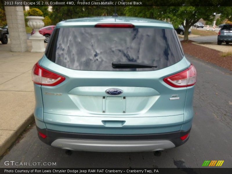 Frosted Glass Metallic / Charcoal Black 2013 Ford Escape SE 2.0L EcoBoost 4WD