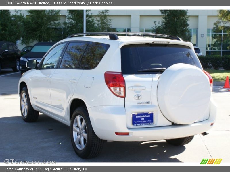 Blizzard Pearl White / Dark Charcoal 2008 Toyota RAV4 Limited