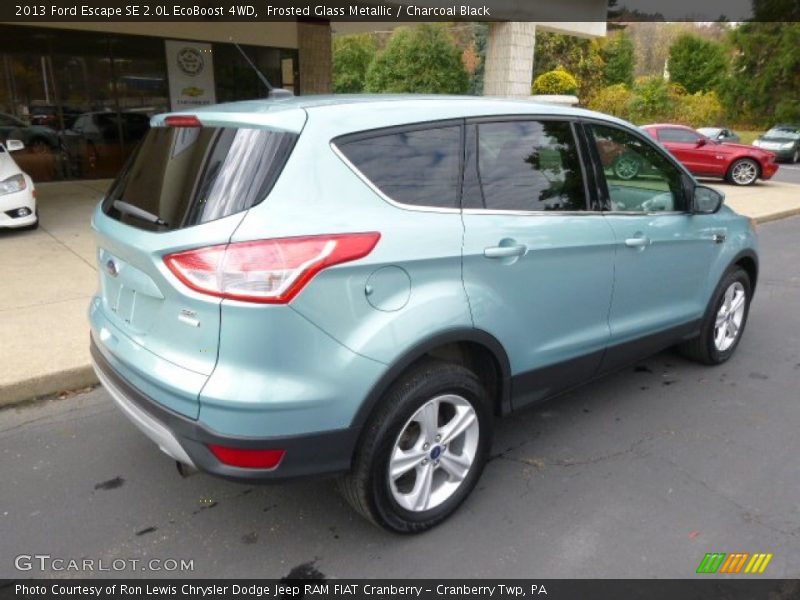 Frosted Glass Metallic / Charcoal Black 2013 Ford Escape SE 2.0L EcoBoost 4WD