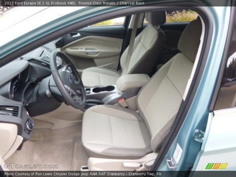 Frosted Glass Metallic / Charcoal Black 2013 Ford Escape SE 2.0L EcoBoost 4WD