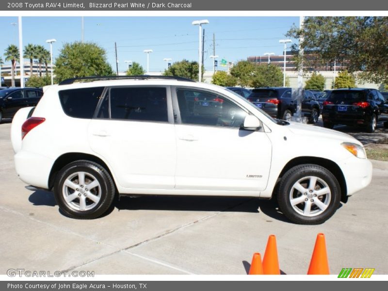 Blizzard Pearl White / Dark Charcoal 2008 Toyota RAV4 Limited