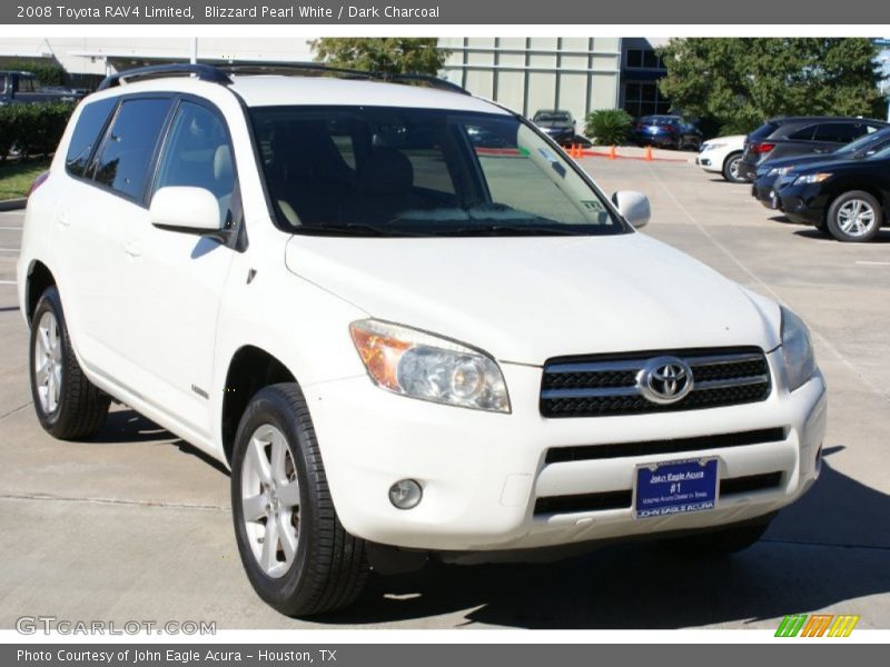 Blizzard Pearl White / Dark Charcoal 2008 Toyota RAV4 Limited
