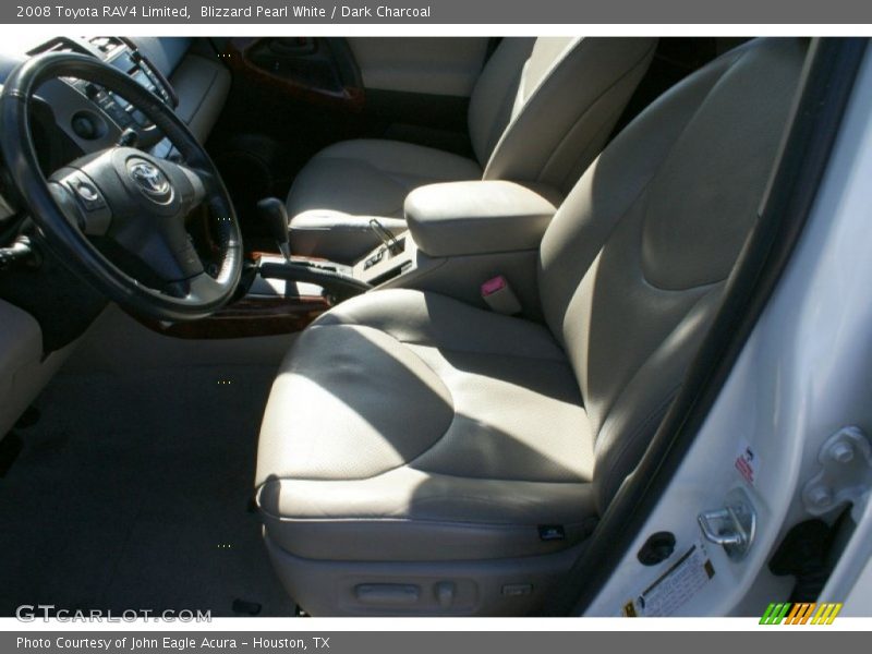 Blizzard Pearl White / Dark Charcoal 2008 Toyota RAV4 Limited