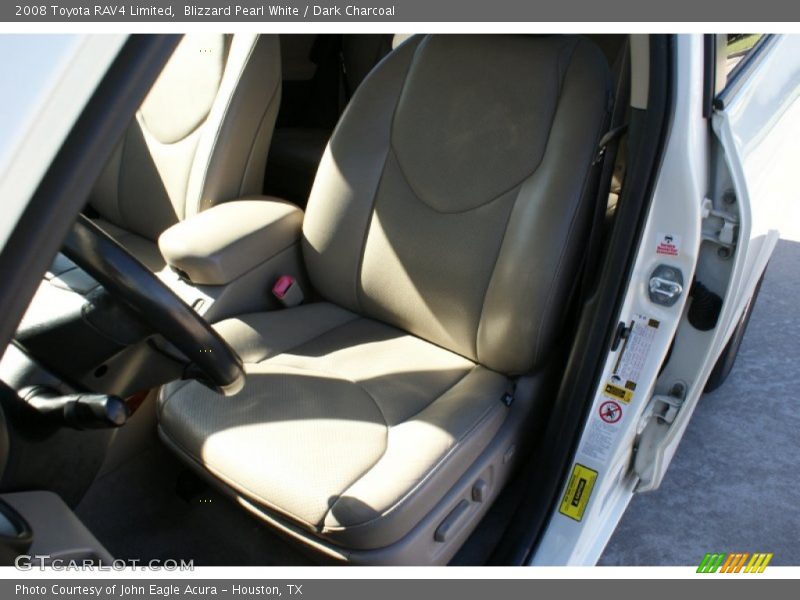 Blizzard Pearl White / Dark Charcoal 2008 Toyota RAV4 Limited