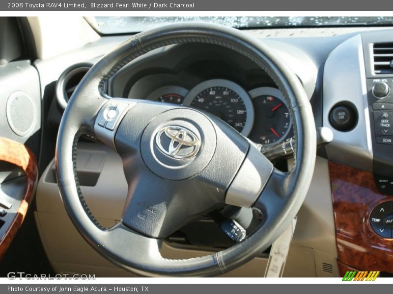 Blizzard Pearl White / Dark Charcoal 2008 Toyota RAV4 Limited