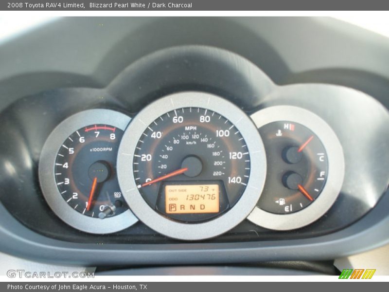 Blizzard Pearl White / Dark Charcoal 2008 Toyota RAV4 Limited