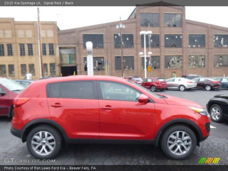 Signal Red / Black 2015 Kia Sportage LX