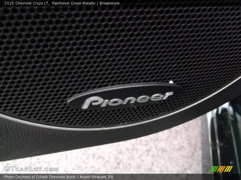 Rainforest Green Metallic / Brownstone 2015 Chevrolet Cruze LT