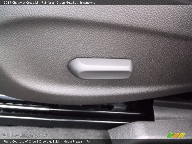 Rainforest Green Metallic / Brownstone 2015 Chevrolet Cruze LT
